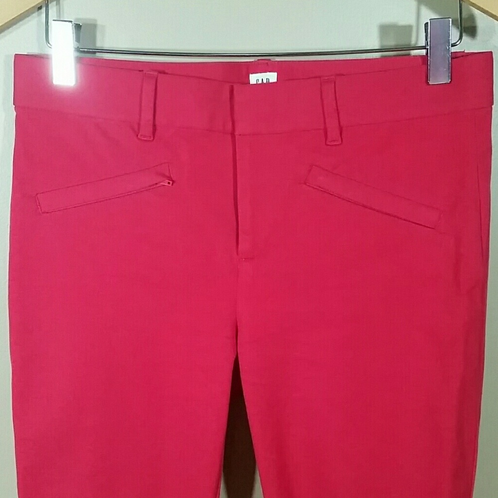 GAP coral skinny ankle pants with details - Picture 3 of 7